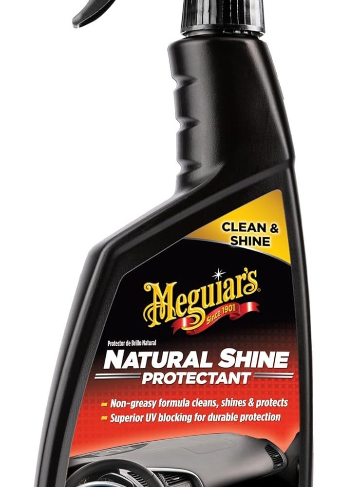 Meguiar's Natural Shine Protectant - 16 oz (473 ML) for Vinyl and Rubber Surfaces